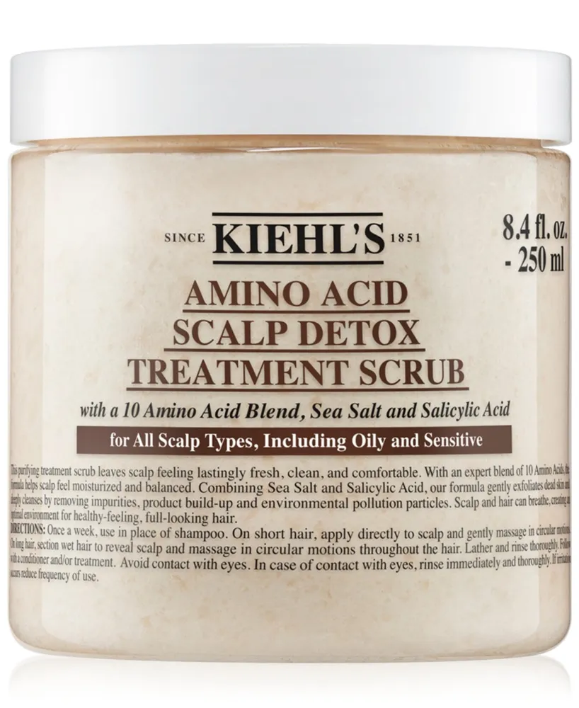Kiehl's Since 1851 Amino Acid Scalp Detox Treatment Scrub, 8.4 oz.