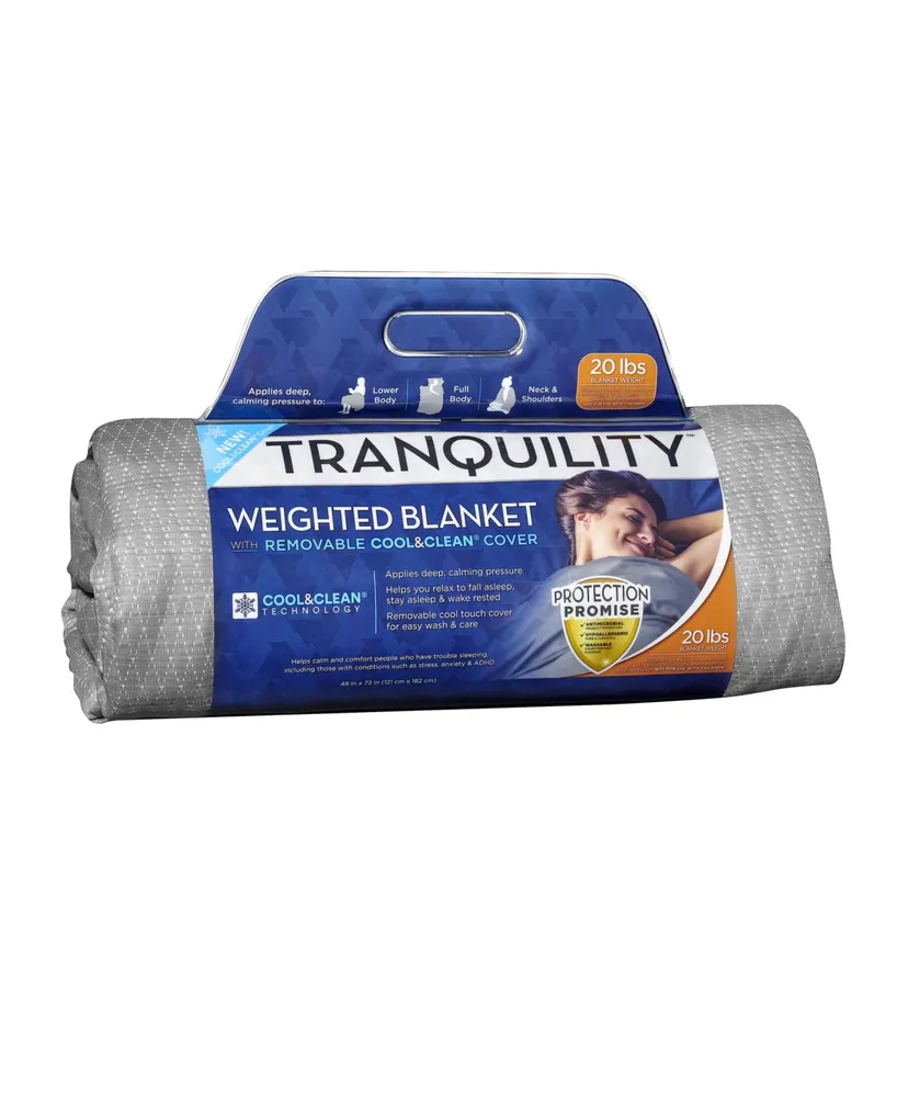 Tranquility Cooling Weighted Throw, 20lbs., 48" x 72"