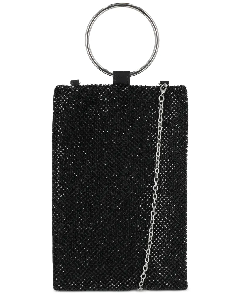 I.N.C. International Concepts Diamond Mesh Bangle Pouch, Created for Macy's