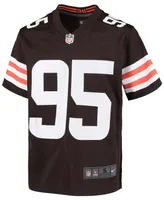 Big Boys and Girls Myles Garrett Brown Cleveland Browns Team Game Jersey