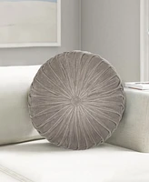Mod Lifestyles Button Tufted Velvet Decorative Pillow, 16" Round