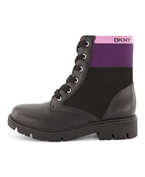 Dkny Big Girls Stassi Knit Moto Boots