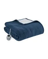 Serta Electric Reversible Fleece to Sherpa Blanket