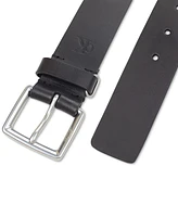 Calvin Klein Jeans Men's Leather Belt with Keeper Ring