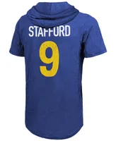 Men's Matthew Stafford Royal Los Angeles Rams Player Name Number Hoodie T-shirt