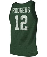 Men's Aaron Rodgers Green Bay Packers Name Number Tri-Blend Tank Top