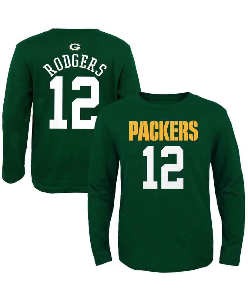 Aaron Rodgers Green Bay Packers Nike Player Name & Number - T-Shirt