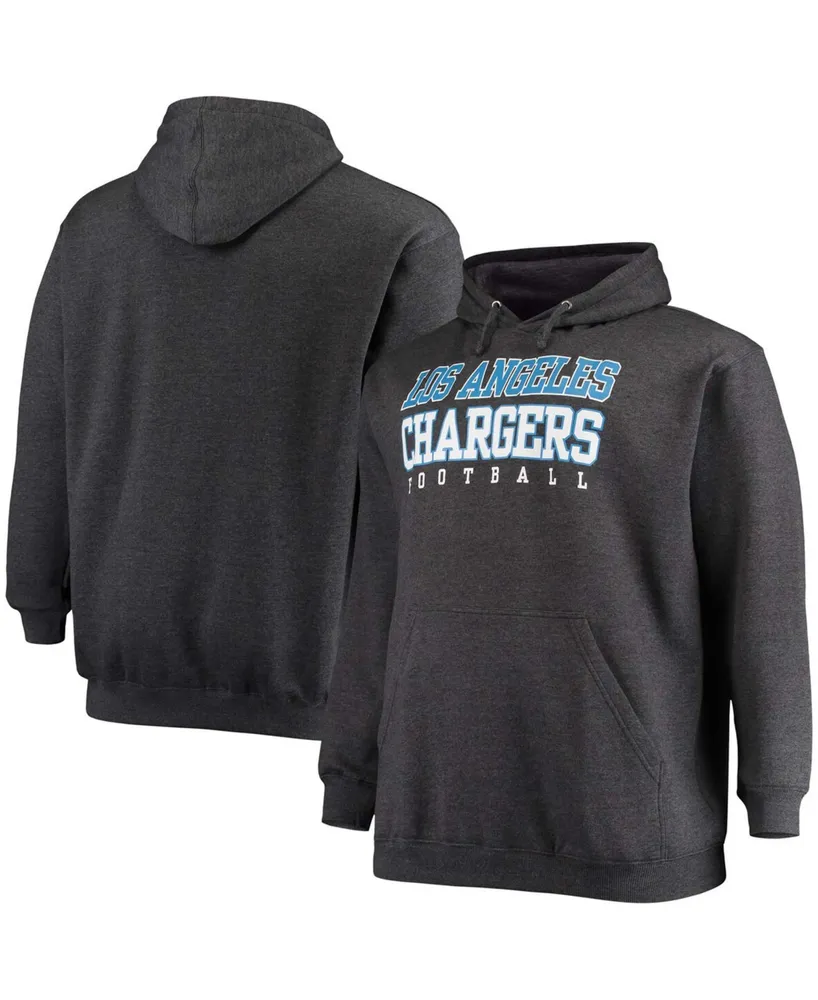 Men's Fanatics Branded Heathered Charcoal Cincinnati Bengals Big & Tall  Practice Pullover Hoodie