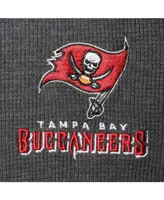 Men's Charcoal Tampa Bay Buccaneers Maverick Thermal Henley Long Sleeve T-shirt