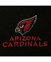 Men's Black Arizona Cardinals Maverick Thermal Henley Long Sleeve T-shirt