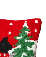 Glitzhomeooked Christmas Cat Pillow