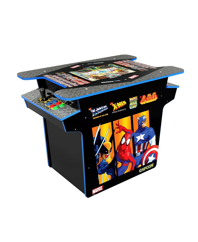 Arcade1Up Marvel vs Capcom Head-to-Head Gaming Table with Light Up Decks