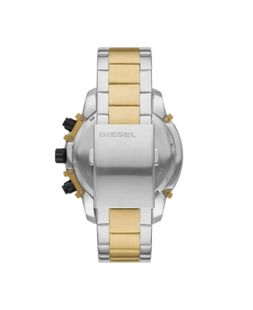 Diesel Men's Griffed Chronograph Two-Tone Stainless Steel Bracelet Watch, 48mm - Gold