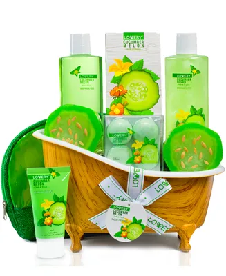 Lovery 12-Pc. Cucumber Melon Bath & Body Care Gift Set