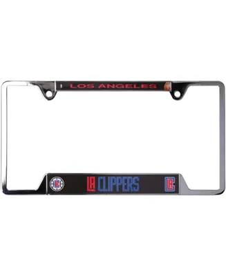 Multi La Clippers Metal License Plate Frame