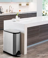 simplehuman 45-Liter Butterfly Step Trash Can