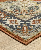 Oriental Weavers Branson BRA04 7'10" x 10' Area Rug