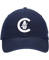 '47 Brand Men's Chicago Cubs C Bear Logo Cooperstown Collection Clean Up Adjustable Cap