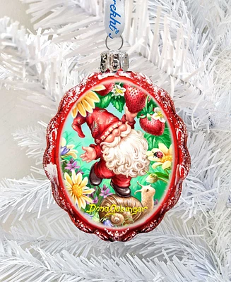 G.DeBrekht Sweet Summer Dwarf Glass Ornament