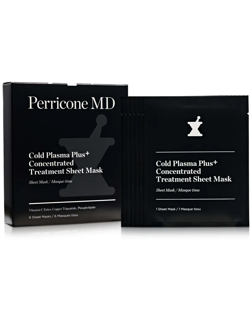 Perricone Md Cold Plasma Plus+ Concentrated Treatment Sheet Mask, 6