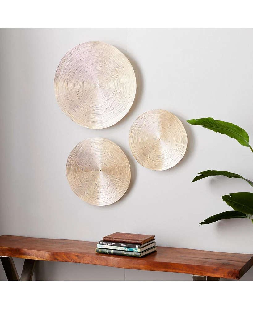 Contemporary Wall Decor, Set of 3