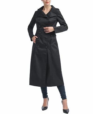 Women's Elana Water Resistant Long Trench Coat