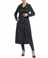 Women's Elana Water Resistant Long Trench Coat