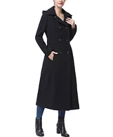 Women's Laila Long Hooded Wool Walking Coat