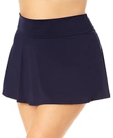 Anne Cole Plus Banded Swim Skirt