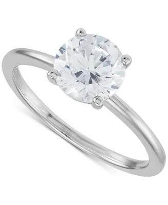 Grown With Love Igi Certified Lab Diamond Solitaire Engagement Ring (1-1/2 ct. t.w.) 14k White Gold