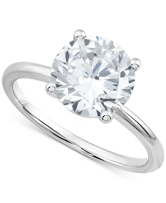 Grown With Love Igi Certified Lab Diamond Solitaire Engagement Ring (3 ct. t.w.) 14k White Gold