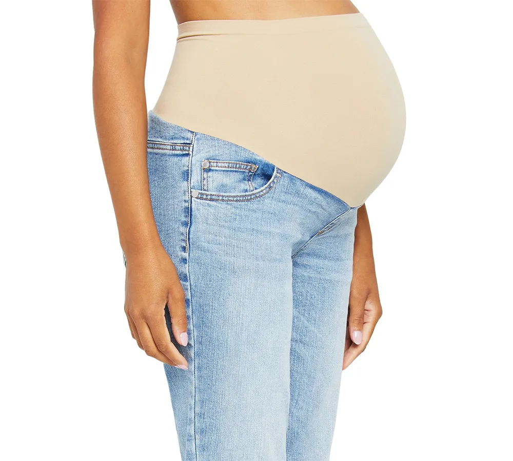 Motherhood Maternity Straight-Leg Maternity Pants - Macy's