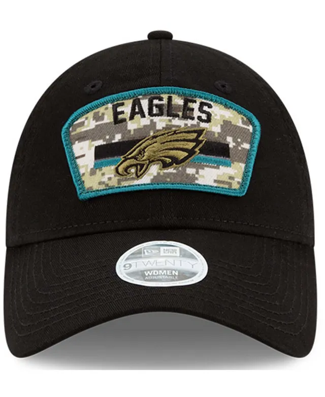 Philadelphia Eagles New Era 2021 Salute to Service 9TWENTY Trucker Cap