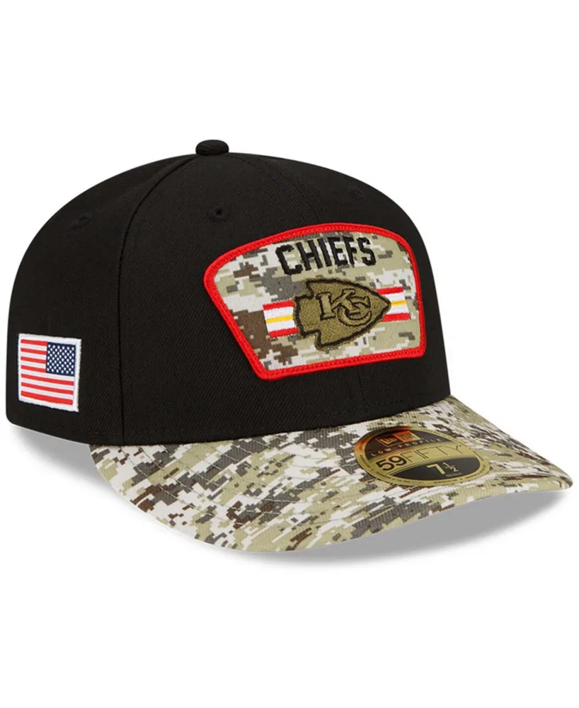 New Era Men's Kansas City Chiefs Salute to Service Black Knit