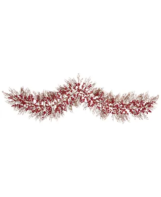 Red Berry Artificial Christmas Garland, 6'