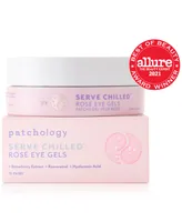 Patchology Serve Chilled Rose Eye Gels, 15 pairs