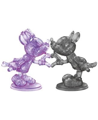 BePuzzled 3D Crystal Puzzle - Disney Minnie Mickey Black, Purple