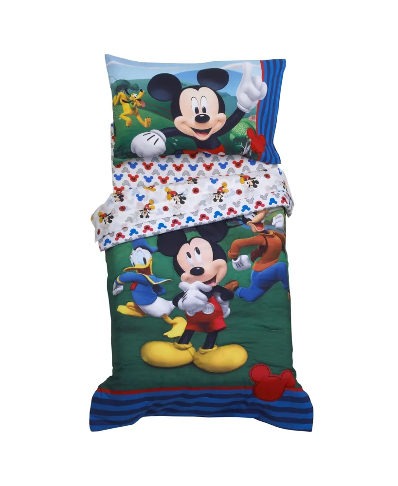 Mickey's Big Adventure Toddler Bed Set, 4 Piece