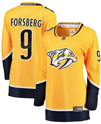 Women's Filip Forsberg Gold Nashville Predators Premier Breakaway Player Jersey