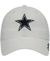 Women's White Dallas Cowboys Miata Clean Up Adjustable Hat