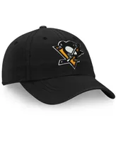 Women's Black Pittsburgh Penguins Core Primary Logo Adjustable Hat