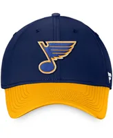 Men's Navy St. Louis Blues Core Primary Logo Flex Hat