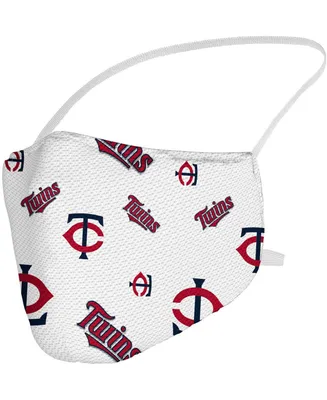 Multi Minnesota Twins All Over Logo Face Covering