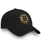 Men's Black Boston Bruins Core Adjustable Hat