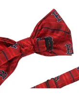 Men's Red Boston Red Sox Oxford Bow Tie