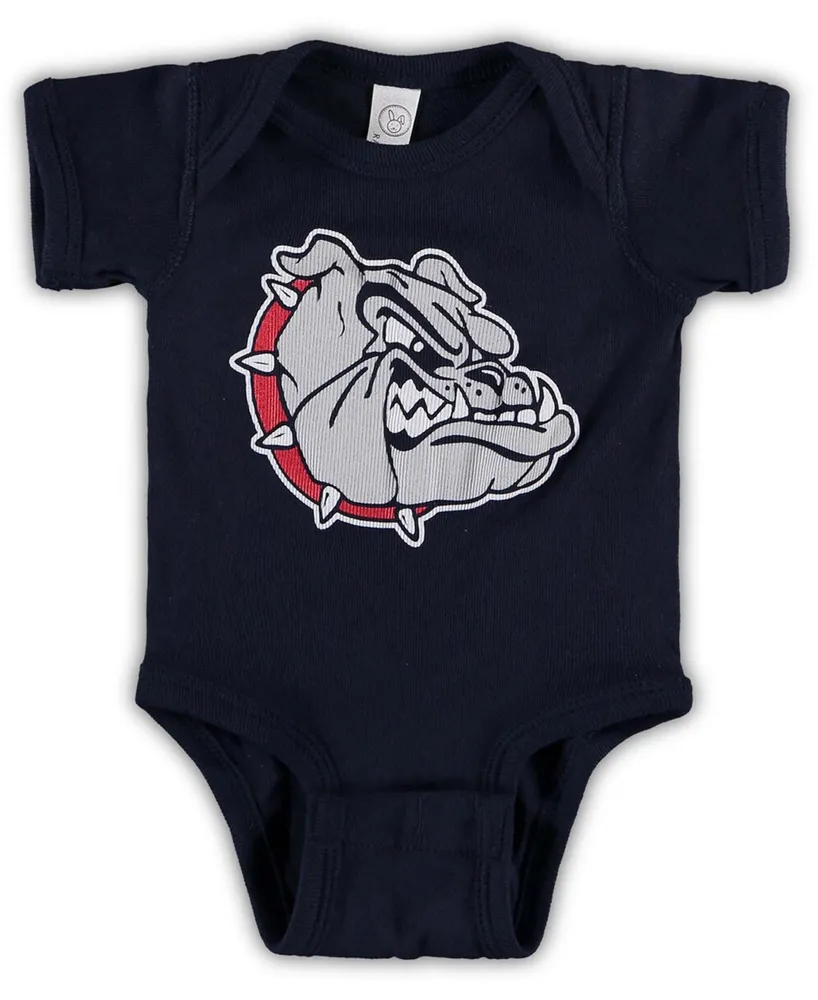 Newborn Infant Navy Gonzaga Bulldogs Big Team Logo Bodysuit