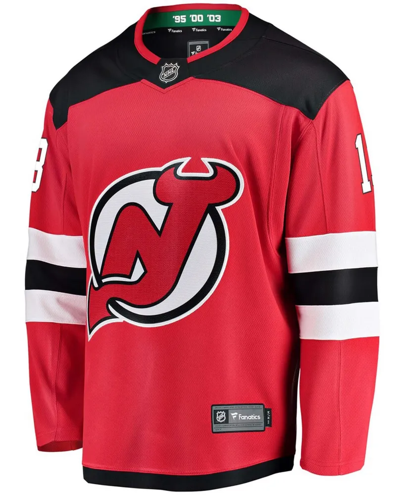 Big Boys Nico Hischier Red New Jersey Devils Home Breakaway Player Jersey