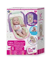 Jc Toys Lots to Love Babies 14" Baby Doll Carrier Gift Set, 5 Pieces