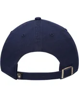 Youth Navy Milwaukee Brewers Team Logo Clean Up Adjustable Hat