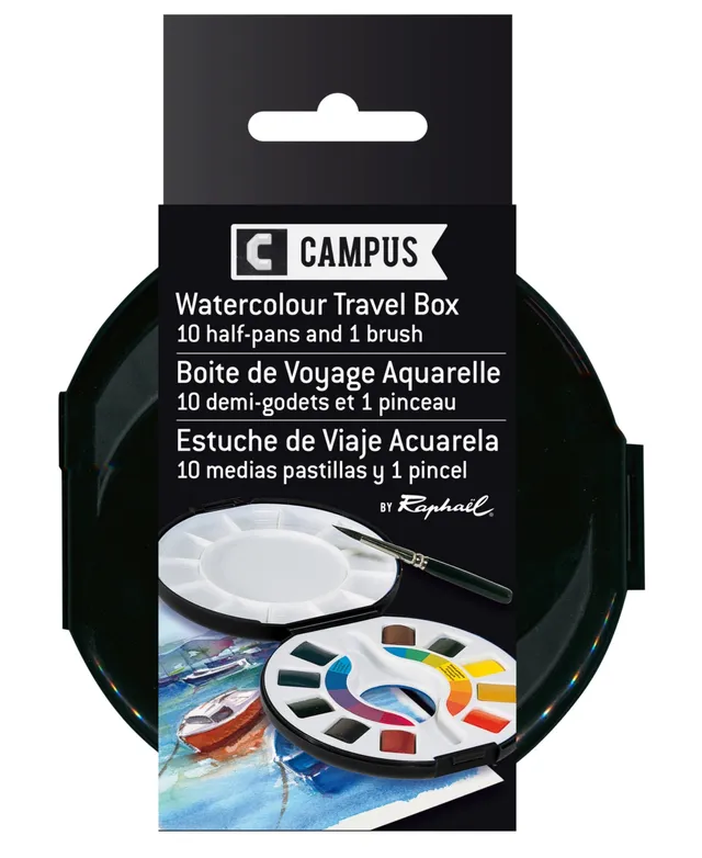 Sennelier La Petite Aquarelle Watercolor Set, 12-Color Half Pan